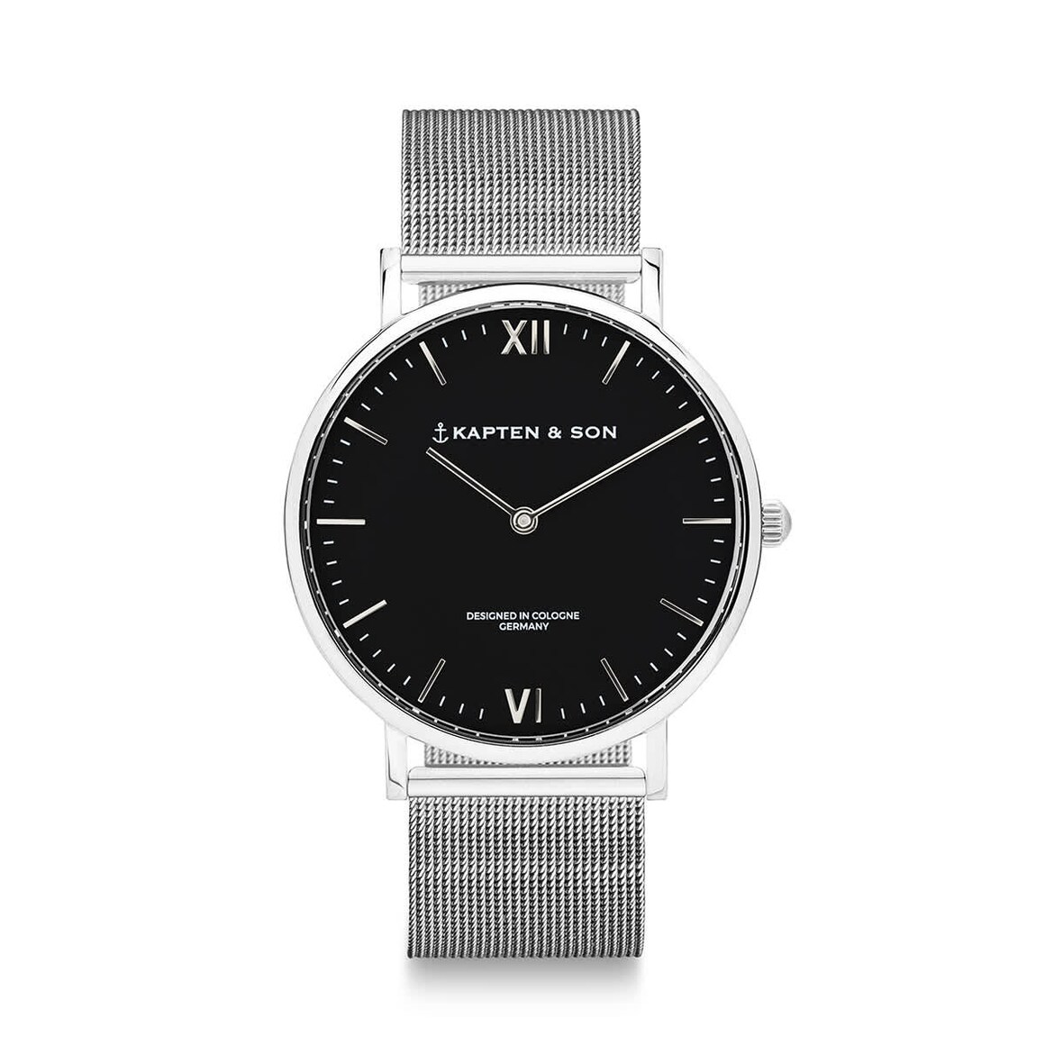 Kpten & Son Campus Silver Black Mesh